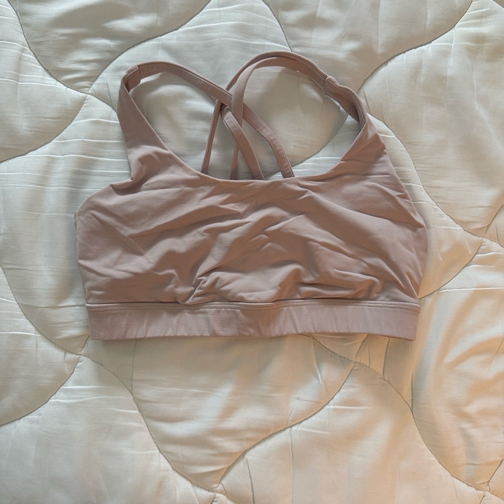 Lululemon Athletica Light Pink Sports Bra
